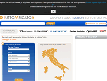Tablet Screenshot of motori.tuttomercato.it